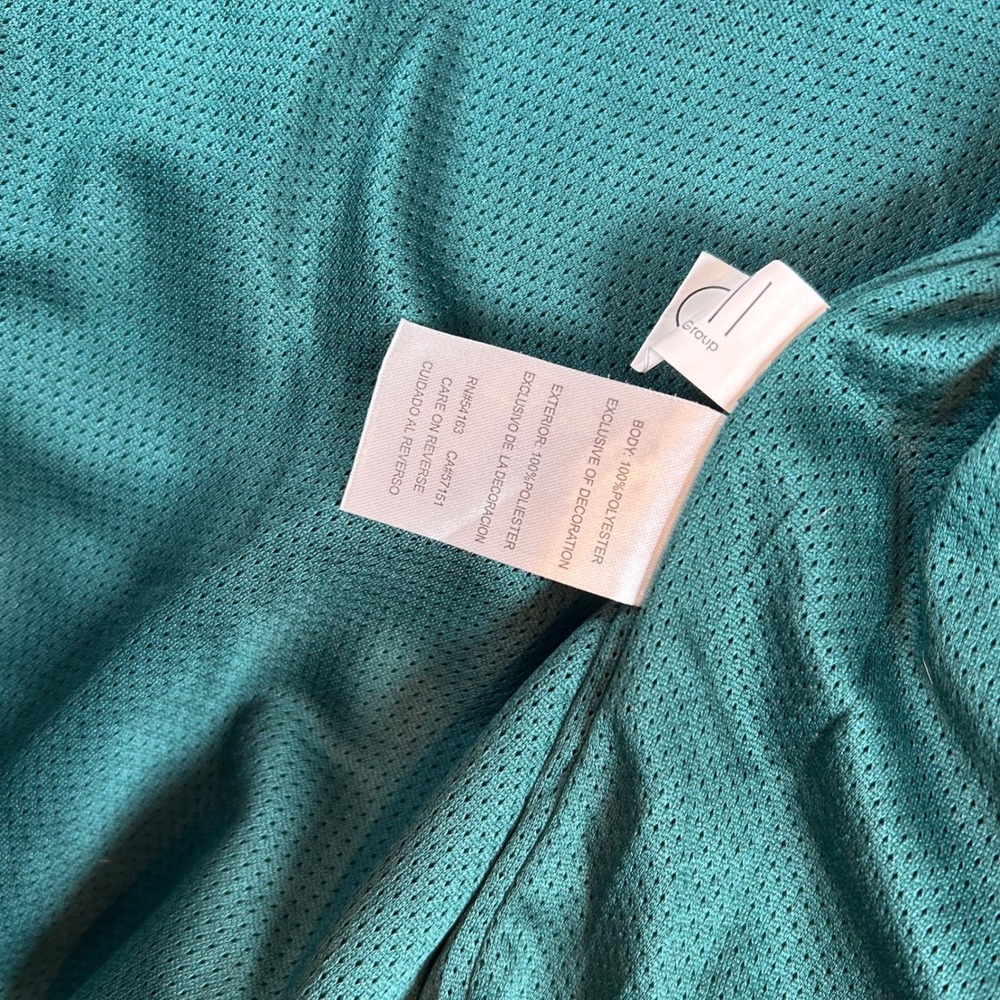 Vintage NFL Philadelphia Eagles Men's XL Track Jacket Green Full Zip Mesh Lined - Picture 13 of 16